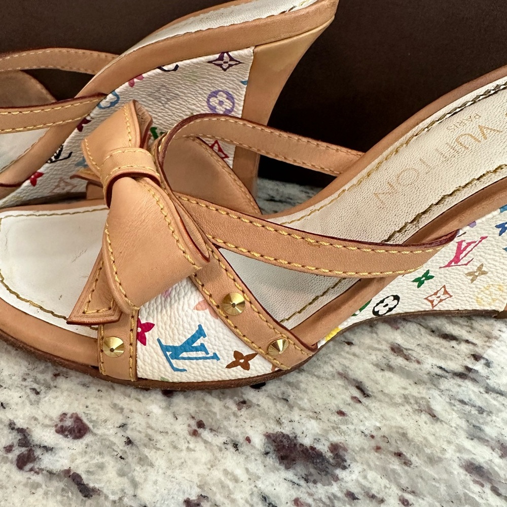 Louis Vuitton Multicolore Monogram Slide